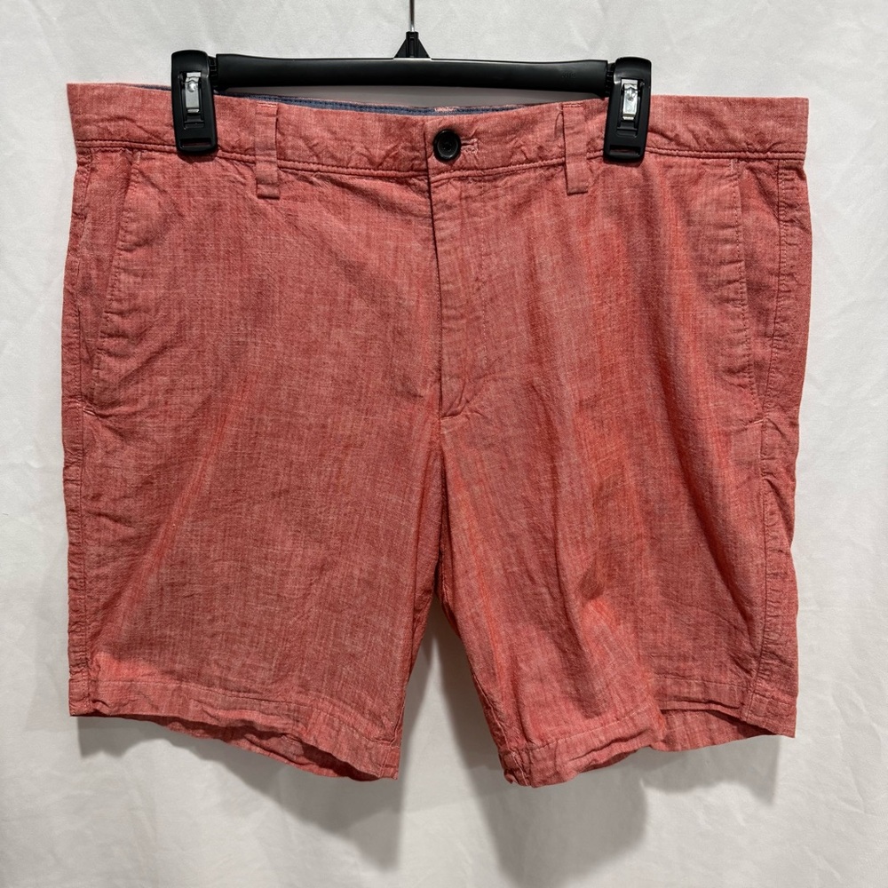 Banana Republic Chambray Shorts‎ 36 Linen-Look Cotton Summer Casual Resort Style